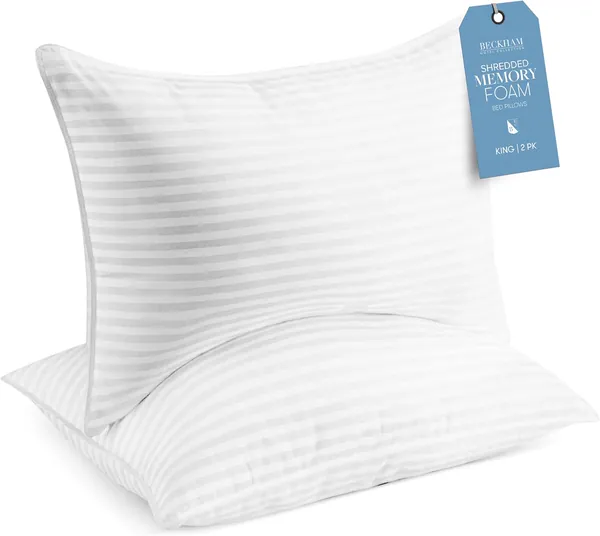 Beckham Hotel Collection Adjustable Memory Foam Pillow